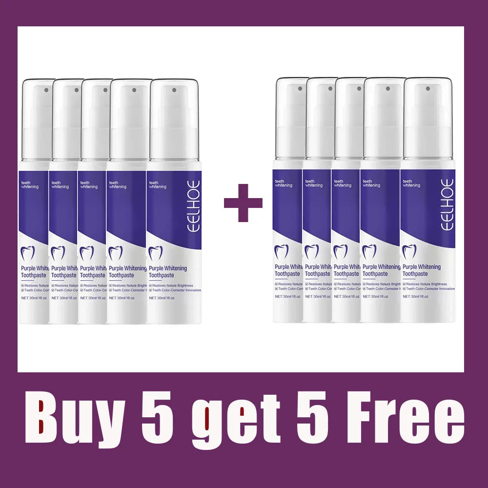 New Teeth Whitening Toothpaste 5D Oral Hygiene Cleaning Teeth Whitening Tool Fresh Breath Teeth Care